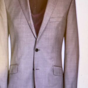 Classic fit sharkskin jacket